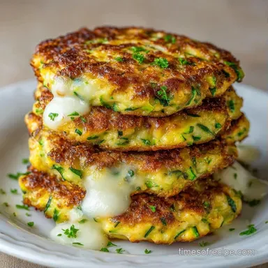 Baked Savory Zucchini Patties: Meal Prep Recipe Card