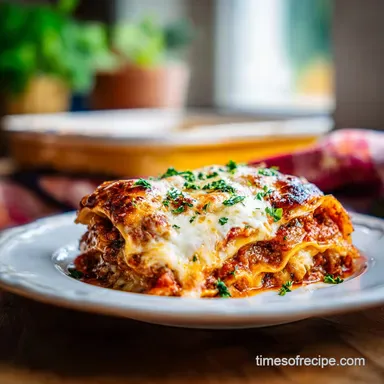 Lasagna Recipe: Hearty Italian Dish for 12