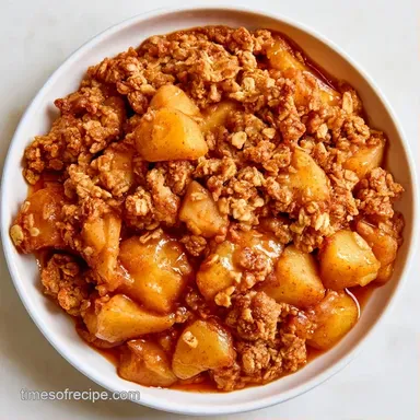 Apple Crisps for 8 Servings Recipe Card