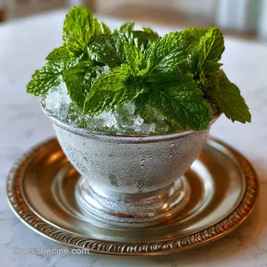 Bourbon Mint Julep in 5 Minutes Recipe Card