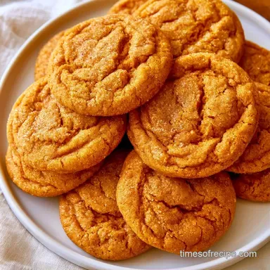 Brown Butter Pumpkin Cookies (30 Min) Recipe Card