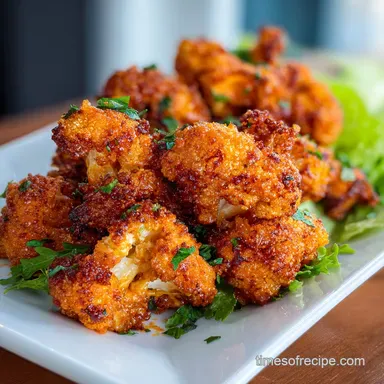 Buffalo Cauliflower Wings Recipe for 4 Servings