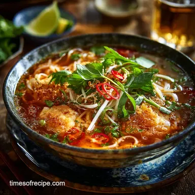 Bun Rieu: Authentic Ruby Broth Vietnamese Crab Noodle Soup Recipe