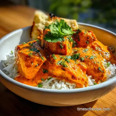 Quick Easy Homemade Butter Chicken Recipe in 30 Min Recipe Card