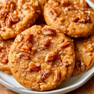 ButterPecan Shortbread Cookies: Crispy Recipe Card