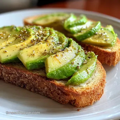 Avocado Toast Recipe in 7 Minutes Recipe Card