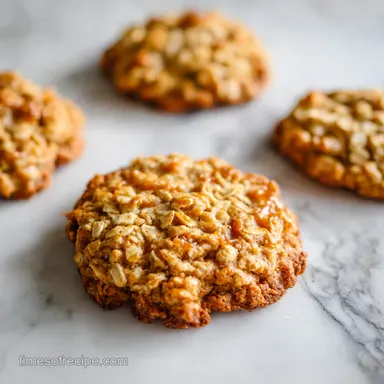 Caramel Apple Oatmeal Cookies: Soft and Chewy with Toffee Recipe Card