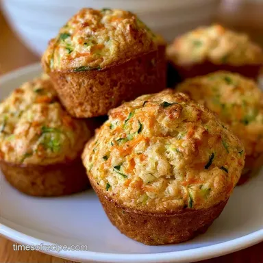 Carrot Zucchini Muffins in 30 Minutes