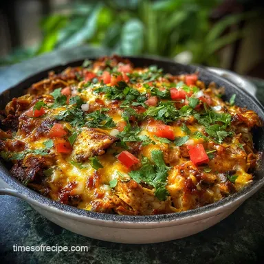 Cheesy Chicken Taco Skillet One-Pot Ready in 30 Min