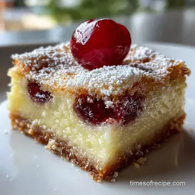 Chess Squares Recipe: Gooey Custard & Crackly Crust Recipe Card