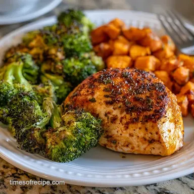 Chicken Sweet Potato Meal Prep: Roasted Recipe Card