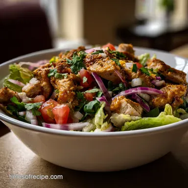 Chicken Taco Salad Recipe: Slow Cooker Method