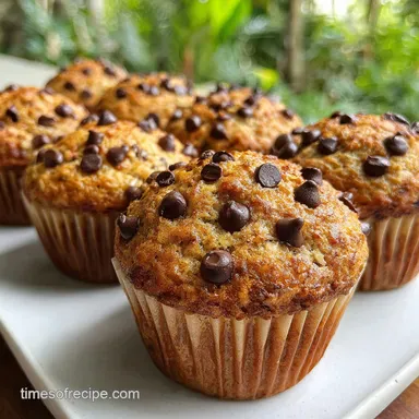 Chocolate Chip Oatmeal Muffins Baked Tender