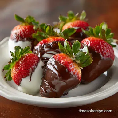 Chocolate Covered Strawberries Recipe in 20 Minutes Recipe Card