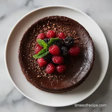 Chocolate Fudge Cake Recipe for 12 Servings Recipe Card