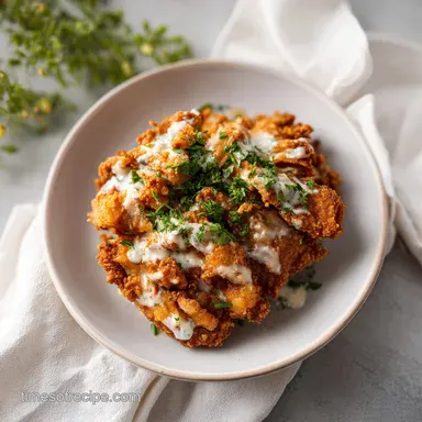 Best Chicken Fried Steak Recipe for 4 Servings Recipe Card