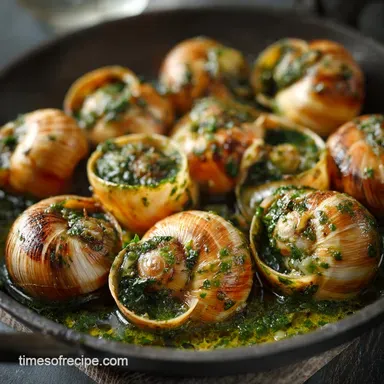 Escargot: Classic French Snails in Garlic-Herb Butter Recipe Recipe Card