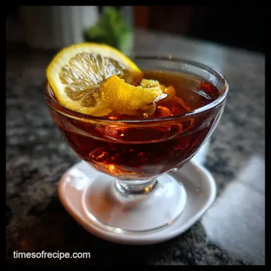 Hanky Panky Cocktail: Herbaceous Gin Classic Recipe Recipe Card