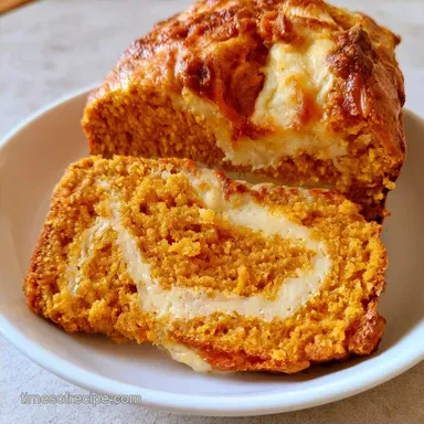 Cream Cheese Pumpkin Bread in 70 Minutes