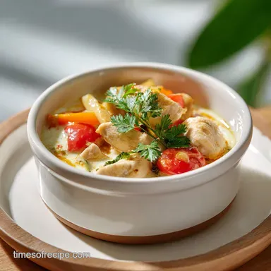 Creamy Chicken Casserole with Cracker Crust
