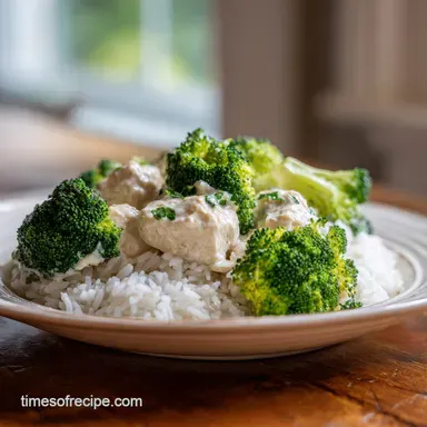 Chicken Rice Casserole with Broccoli