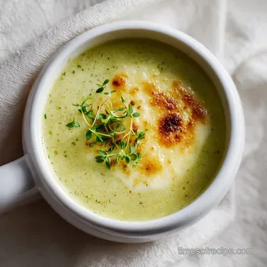 Green Chicken Enchilada Soup: Creamy Recipe Card