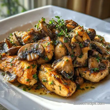 Creamy Mushroom Chicken Pan-Seared in 25 Minutes