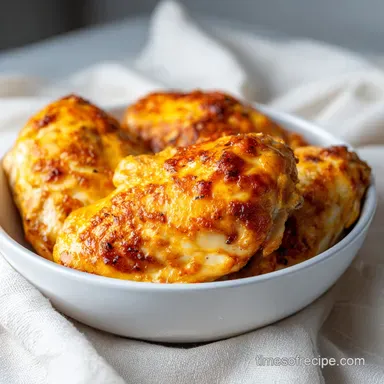 Creamy Oven Baked Chicken Thighs for 4 Servings Recipe Card