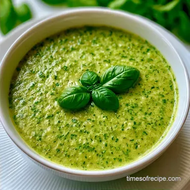 Creamy Zucchini Basil Soup in 30 Minutes