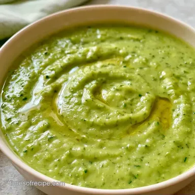 Creamy Zucchini Soup Italian in 30 Min Recipe Card