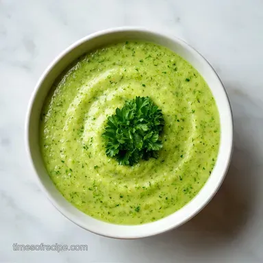 Creamy Zucchini Soup for 6 Servings