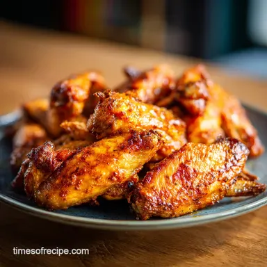 Baked Chicken Wings for 4 Servings