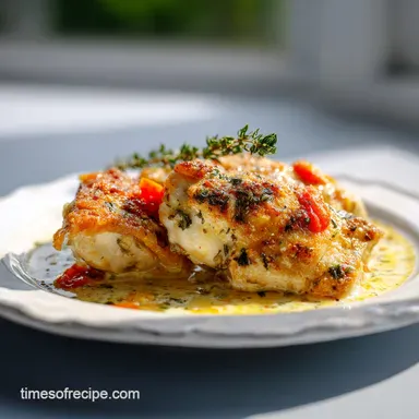 Crock Pot Angel Chicken Slow-Cooked for 6 Servings Recipe Card