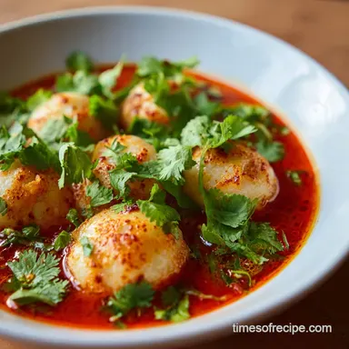 Delicious Curry Dumpling Soup: Creamy Recipe Card