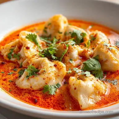 Delicious Curry Dumpling Soup: Creamy
