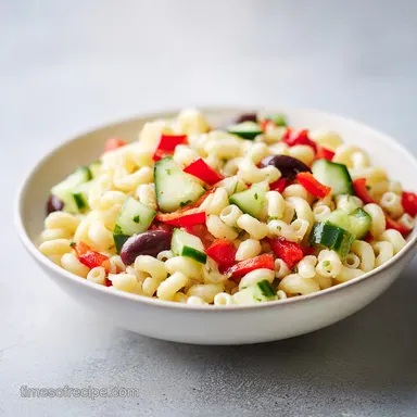 Ditalini Pasta Salad Recipe: Meal Prep