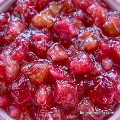 Easy Rhubarb Jam Recipe: 80 Servings Recipe Card