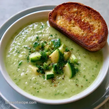 Easy Zucchini Soup with Potatoes Recipe Card