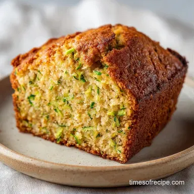 Food Processor Zucchini Cake: Tender Recipe Card