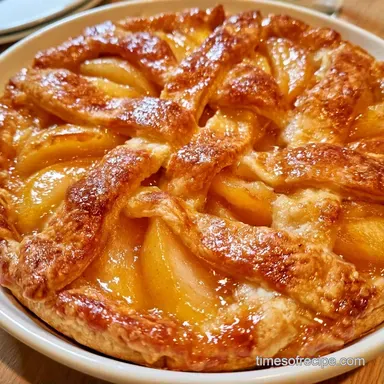 Fresh Pear Pie for 8 Servings Recipe Card