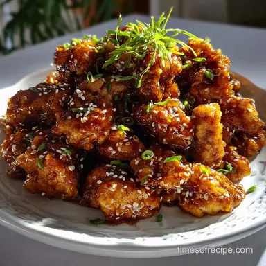General Tsos Chicken Recipe Alyonas Cooking for 4 Servings
