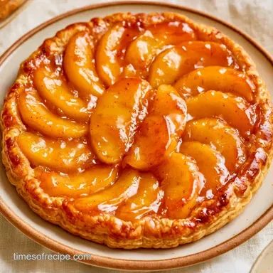 Glazed Apple Tart with Puff Pastry Recipe Card