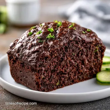 Gluten-Free Chocolate Zucchini Bread Baked Recipe Card