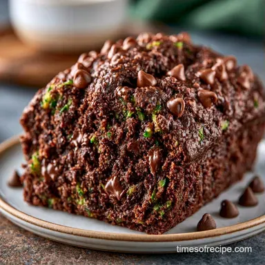 GF Zucchini Chocolate Chip Bread: Fudgy Recipe Card