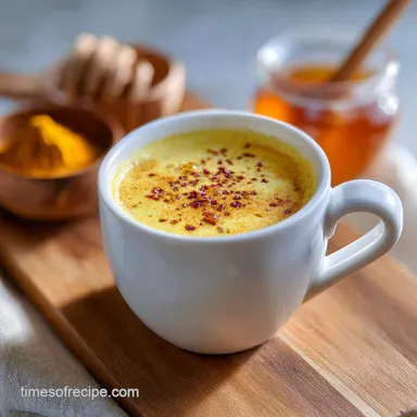 Golden Turmeric Latte in 10 Minutes: Silky and Spiced Recipe Card