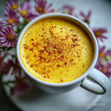 Golden Turmeric Latte in 10 Minutes: Silky and Spiced