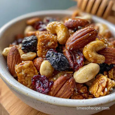 Back to School Snack with Granola: Honey Clusters