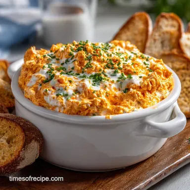 Tasty Buffalo Chicken Dip With Ground Chicken and Ranch Dressing: Creamy Baked