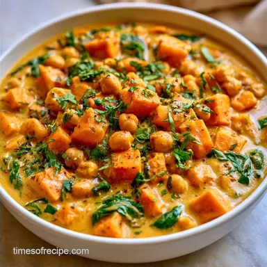 Sweet Potato Curry with Coconut Milk