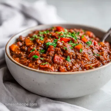 Homemade Chili: Thick and Velvety Recipe Card